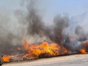 إخلاء 50 منزلا في الرامة جراء حريق في حي الدبة 