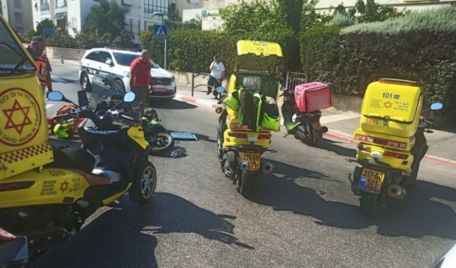 حيفا: إصابة خطيرة لشاب في حادث طرق