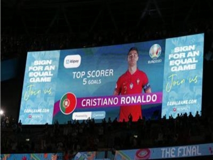يورو 2020: كريستيانو يخطف جائزة هداف البطولة