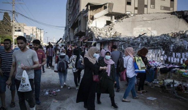غزة: حالة وفاة و113 إصابة جديدة بكورونا