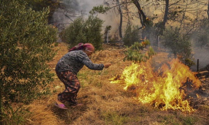 اليوم حرائق تركيا حريق هائل