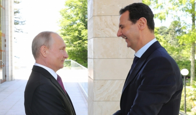 بوتين يستقبل الأسد بموسكو: مشكلة سورية هي القوات الأجنبية  