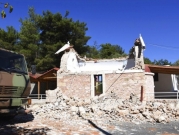 انهيار مبان وأضرار جراء زلزال ضرب كريت اليونانية
