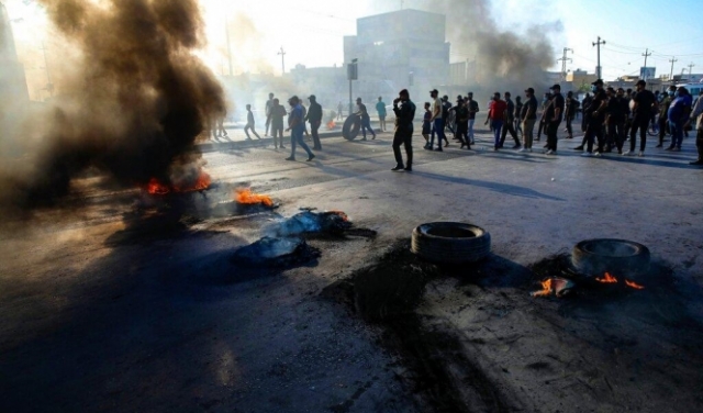 مقتل متظاهر في مواجهات مع قوات الأمن في بغداد