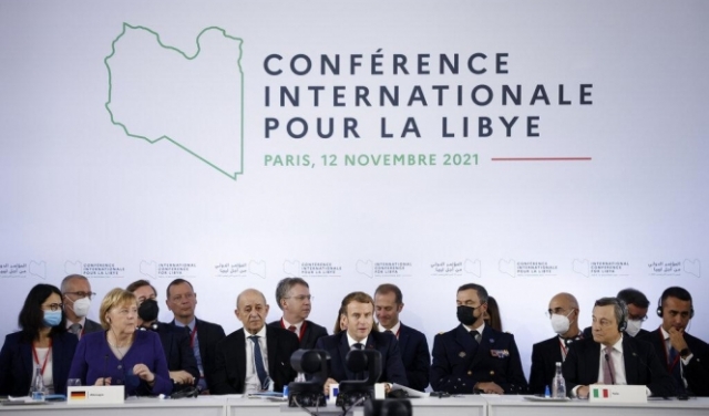بدء مؤتمر دولي حول ليبيا في باريس