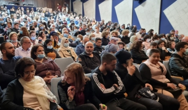 الناصرة: المئات في أمسية دعم للفنان محمد بكري
