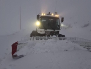 العاصفة "كرمل" في طريقها للبلاد: الثلوج تتراكم على جبل الشيخ