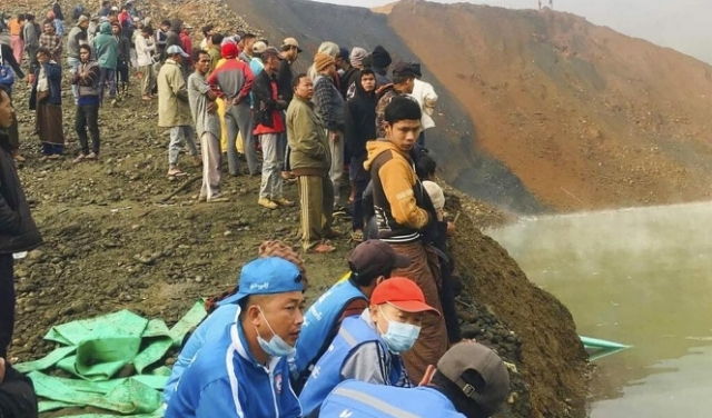 قتيل و70 مفقودا على الأقلّ جرّاء انزلاق تربة في منجم ببورما