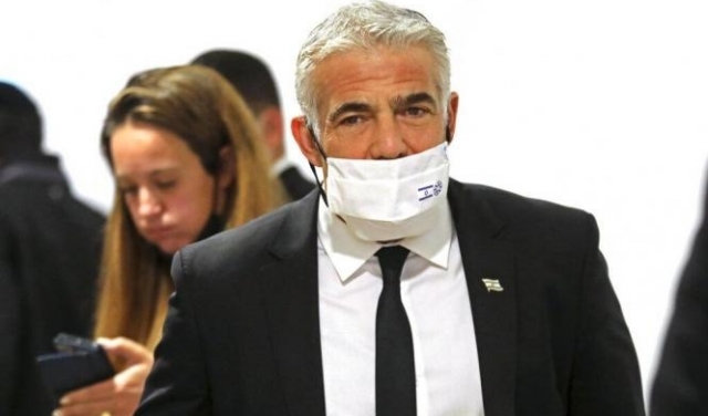 إصابة وزير الخارجية الإسرائيلي يائير لبيد بفيروس كورونا
