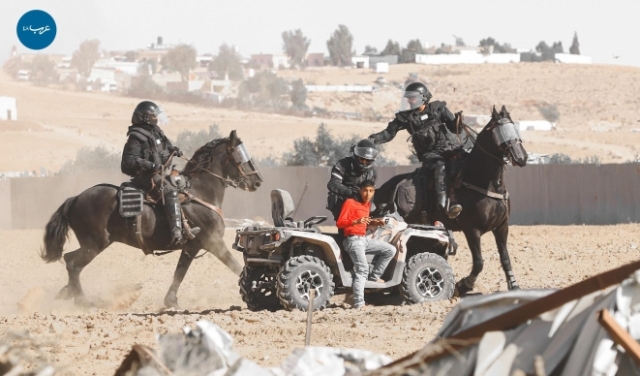عناصر الأمن الإسرائيلي تعتقل طفلا في النقب