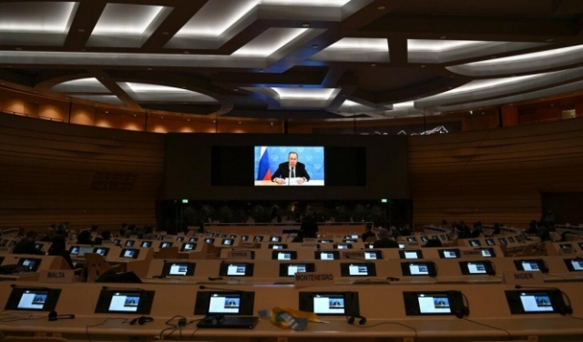 مقاطعة واسعة لخطاب لافروف خلال مؤتمر نزع الأسلحة