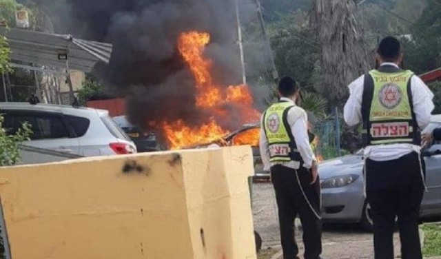 مصرع امرأة في حريق سيارة بالعفولة