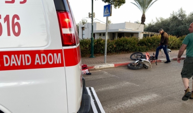 إصابة خطيرة لسائق دراجة نارية في حادث طرق بيانوح - جث