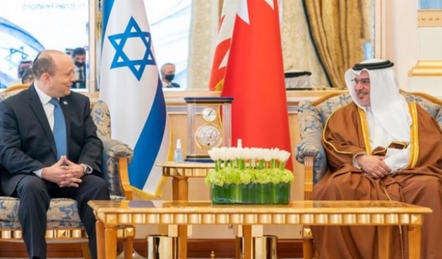 محادثة بين بينيت وولي العهد البحرينيّ