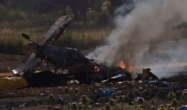 تحطم طائرة إسرائيلية خفيفة قرب سديروت