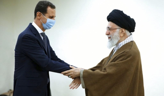 رئيس النظام السوري يلتقي خامنئي ورئيسي في إيران