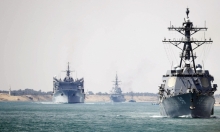 اتهام الحرس الثوري الإيراني بالتعرض لسفينتين عسكريتين لأميركا بالخليج 