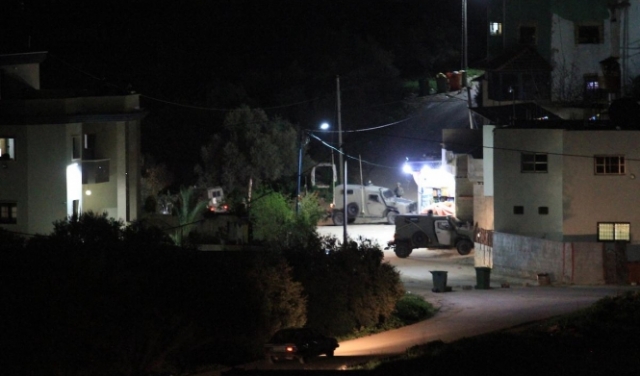 الاحتلال يدعي تعرض قواته لإطلاق نار شمال غربي نابلس