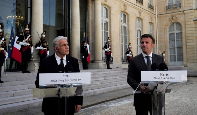 تقرير: لقاء لبيد وماكرون أعاد تعزيز علاقات إسرائيل وفرنسا
