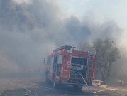 إخلاء زائرين من كنيسة الطابغة إثر حريق هائل في منطقة طبرية