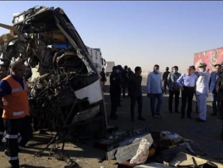 حوادث مصر: مصرع 22 شخصا وإصابة 33 آخرين في المنيا