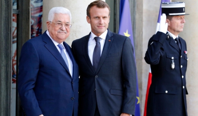 عباس يعتزم مطالبة ماكرون بالاعتراف بالدولة الفلسطينية