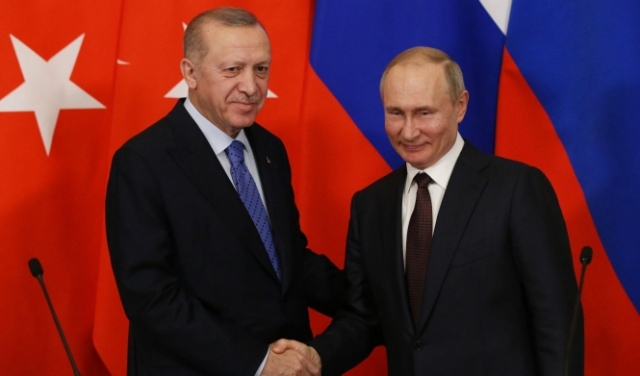 بوتين يبحث مع إردوغان 