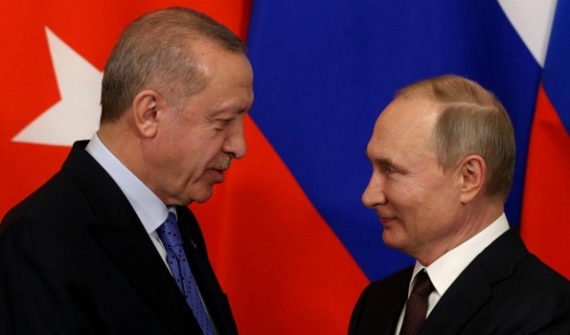 إردوغان وبوتين يناقشان الأوضاع في أوكرانيا وسورية
