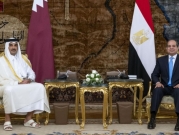 أمير قطر يبحث مع السيسي العلاقات الثنائية والوضع بغزة