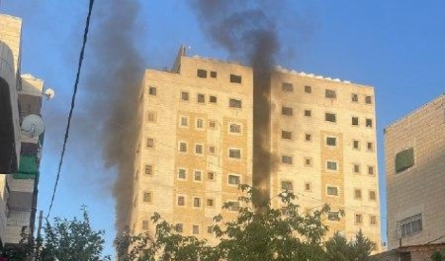 مخيم شعفاط: العثور على جثة شخص في شقة سكنية مشتعلة