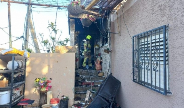 إصابات في حريق اندلع بمنزل في طمرة
