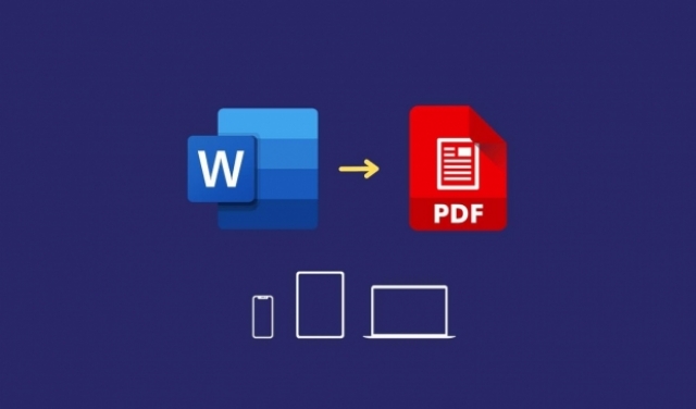 طريقة تحويل ملفات Word إلى PDF