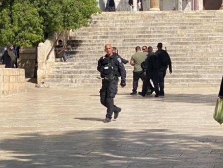 اعتقال القيادي في الحراك الفحماوي الموحد محمد طاهر جبارين من داخل المسجد الأقصى