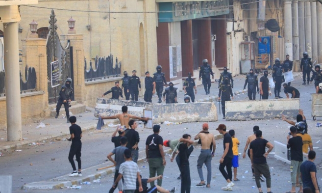 بغداد: إصابة 122 عنصرا أمنيًّا و11 مدنيًّا خلال مواجهات