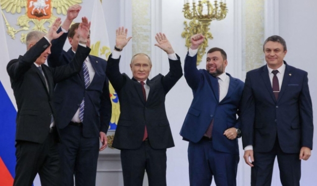 بوتين يعلن ضمّ مناطق لوغانسك ودونيتسك وزابوروجيا وخيرسون الأوكرانيّة إلى روسيا