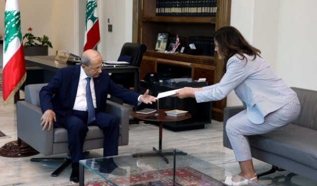 لبنان يتسلّم مقترح الوسيط الأميركي لترسيم الحدود البحرية مع إسرائيل