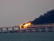 حريق اندلع على جسر القرم "نتيجة سيارة مفخخة" وتعطّل حركة المرور