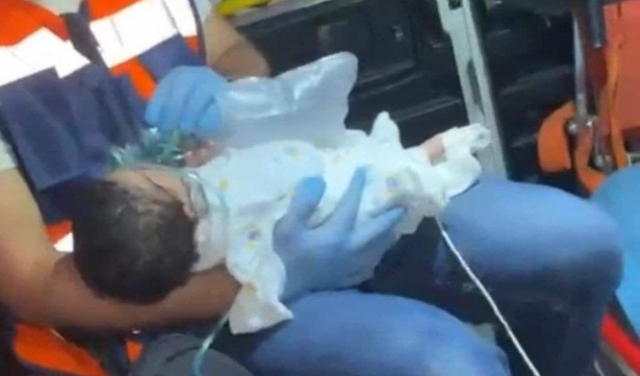 إصابة أطفال بينهم رضيعة عمرها أيام استنشقوا غاز الاحتلال في رأس العامود
