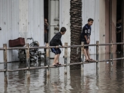 غرق شوارع ومنازل في غزة إثر هطول أمطار غزيرة