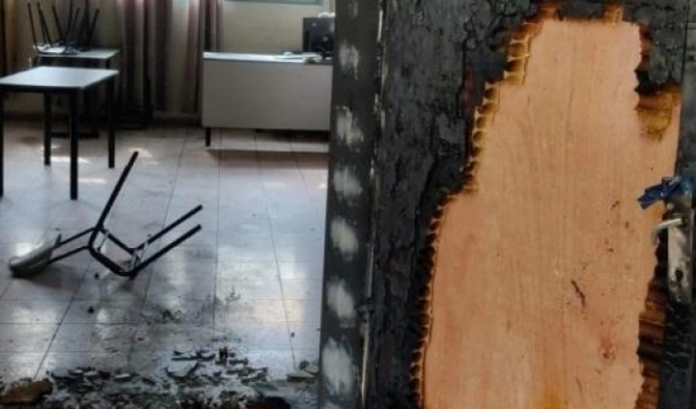 انفجار عبوة ناسفة في رهط وإضرام النار بمدرسة في طوبا الزنغرية