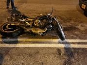 عين قينيا: إصابة خطيرة لسائق دراجة نارية