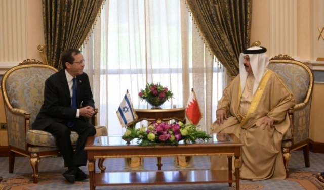 ملك البحرين ورئيس إسرائيل يبحثان 