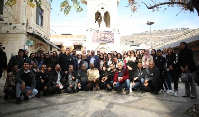 رابطة المهندسين والمعماريين العرب تنظم جولة في نابلس