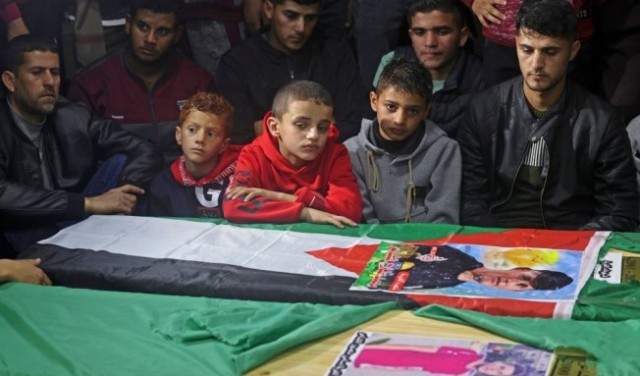 غزة: تشييع جثامين 8 مهاجرين غرقوا قبالة شواطئ تونس