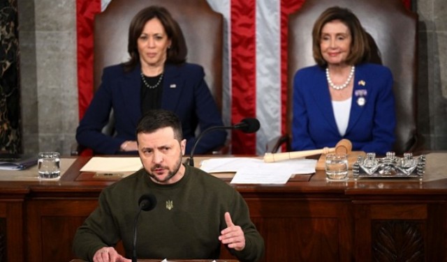 زيلينسكي أمام الكونغرس الأميركي: أوكرانيا لن تستلم أبدا