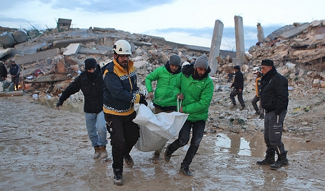 ارتفاع عدد القتلى الفلسطينيين بالزلزال في تركيا وسورية إلى 57
