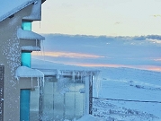 الثلوج تتراكم في جبل الشيخ ومجدل شمس