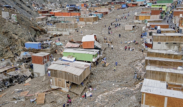  انزلاق تربة في البيرو: 18 قتيلا وجرحى ومفقودون