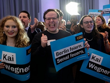 ألمانيا: نكسة لحزب شولتس بالانتخابات المحليّة في برلين