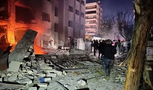 سورية: 15 قتيلا وجرحى إثر عدوان إسرائيلي على دمشق